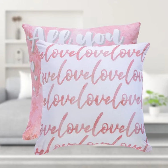 Cojín Estampado Love