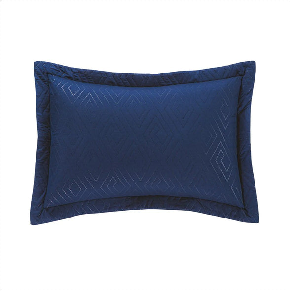 Cobertor Ultra Suave Ligero Marino + Par de Fundas Neo Marino