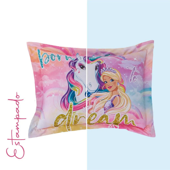 Funda de Almohada Estándar Barbie Fantasy