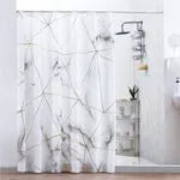 Cortina de Baño Impermeable Marmore