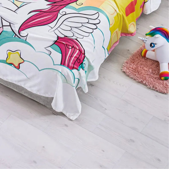 Cobertor Ultra Suave Ligero Unicornio Castillo