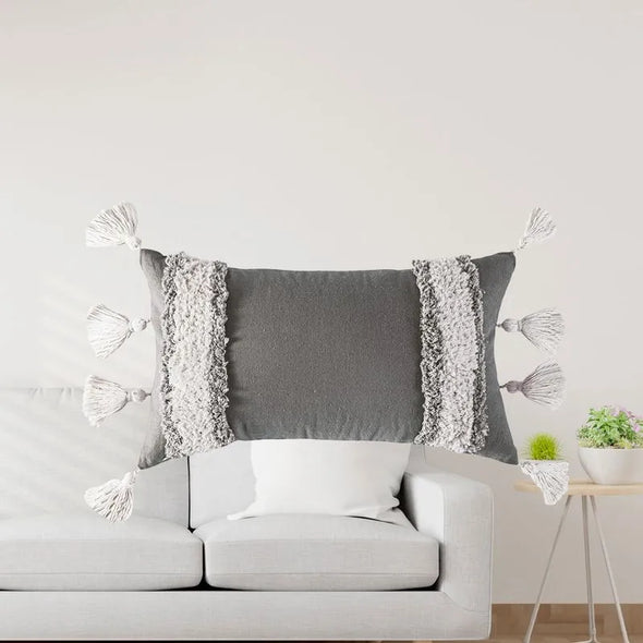 Funda Tufted Line Gris