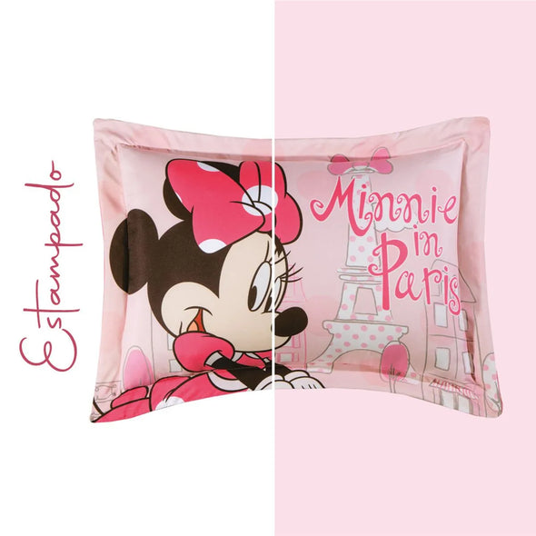 Funda de Almohada Estándar Minnie In Paris