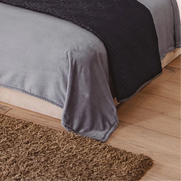 Pack Cobertor Con Borrega Matrimonial + cobertor ligero