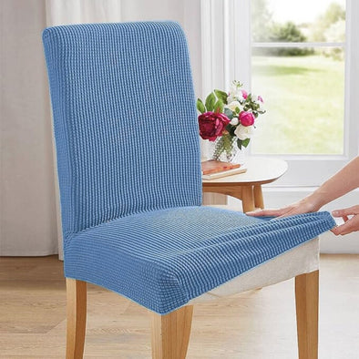 Set de Fundas de Silla Azul Opalo