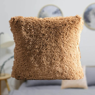 Cojin Shaggy Caramel