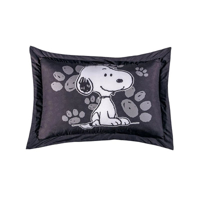 Funda de Almohada Estándar Snoopy Black