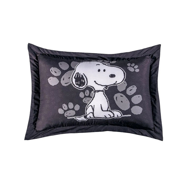 Funda de Almohada Estándar Snoopy Black