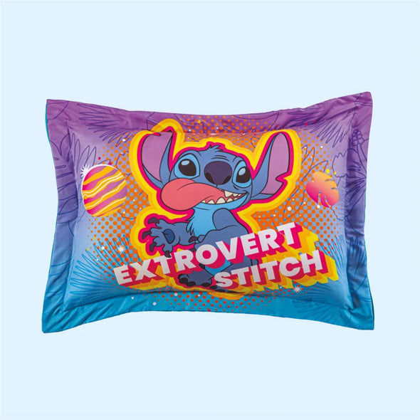 Funda de Almohada Estándar STD Stitch Vibes
