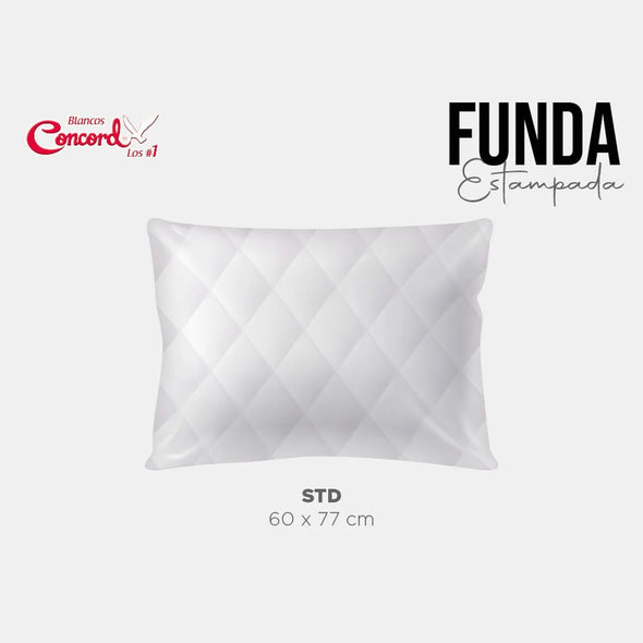 Funda de Almohada Estándar STD Stitch Vibes