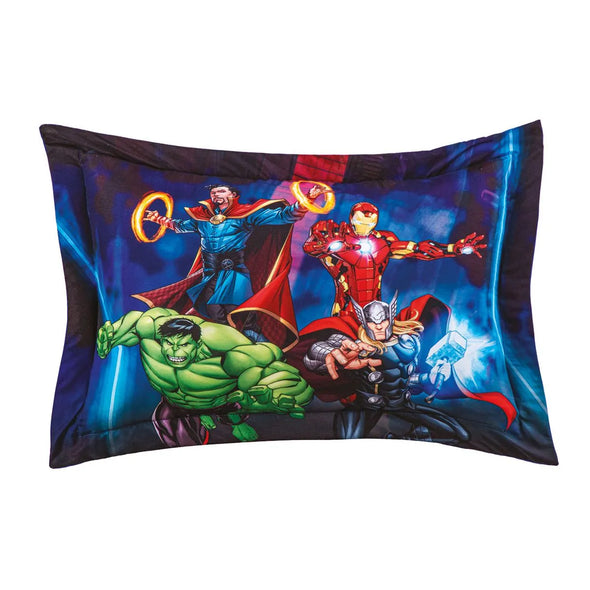 Cobertor Ultra Suave Ligero Super Avengers + Funda Super avengers