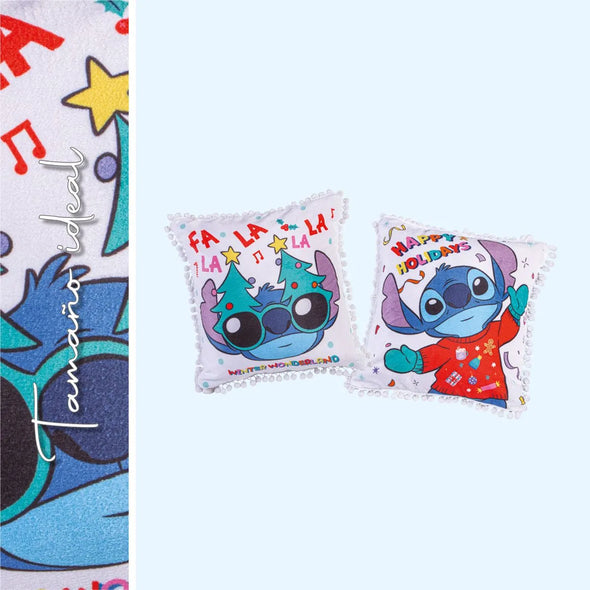 Cojin Decorativo Stitch  Navidad