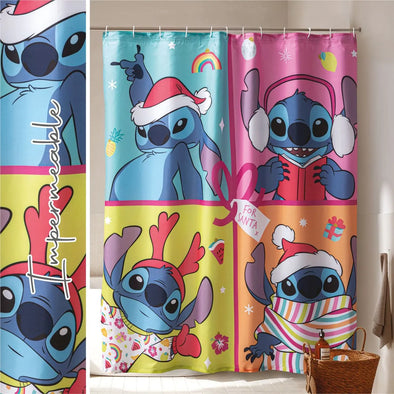 Cortina de Baño Impermeable Stitchmas