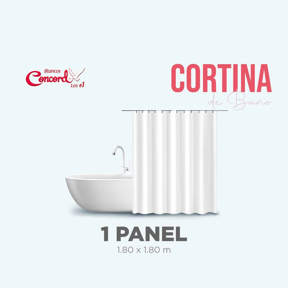 Cortina de Baño Impermeable Esferas