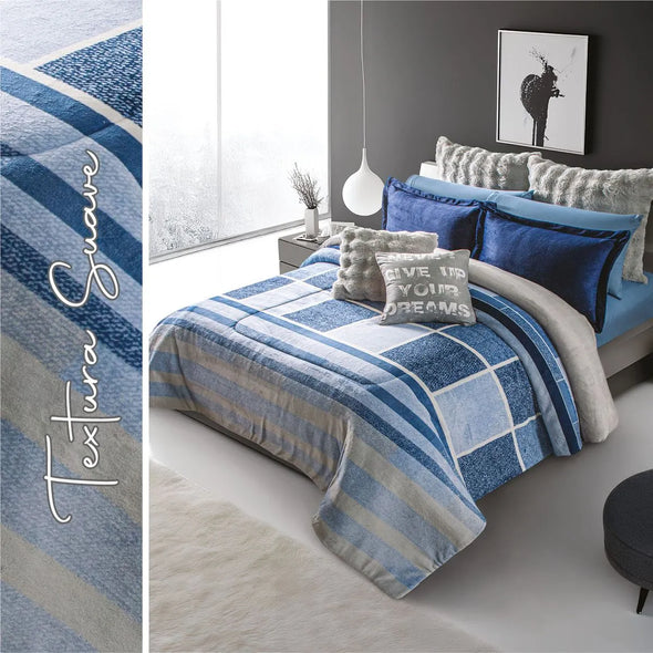 Cobertor Con  Borrega Boston