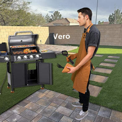 Set de Cocina Parrillada Oro
