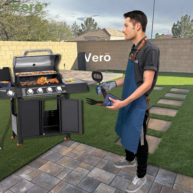 Set de Cocina Parrillada Blue