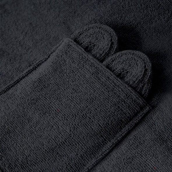 Bata De Baño Negro