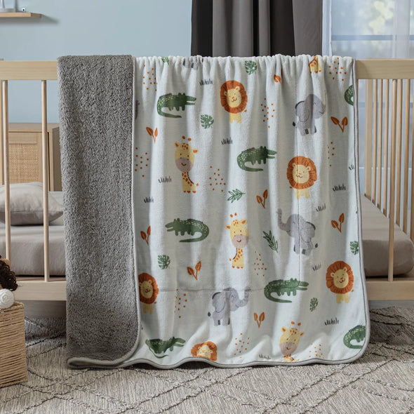 Cobertor Siberia Safari 🦁🐘