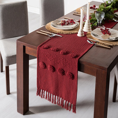 Camino de Mesa Mumbai Rojo