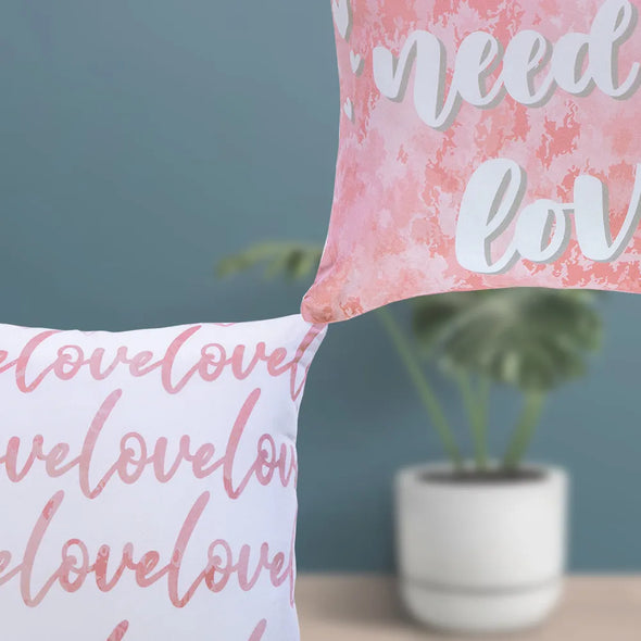 Cojín Estampado Love