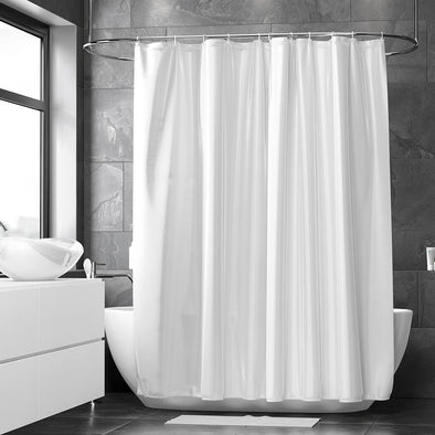 Cortina de Baño Impermeable Blanco