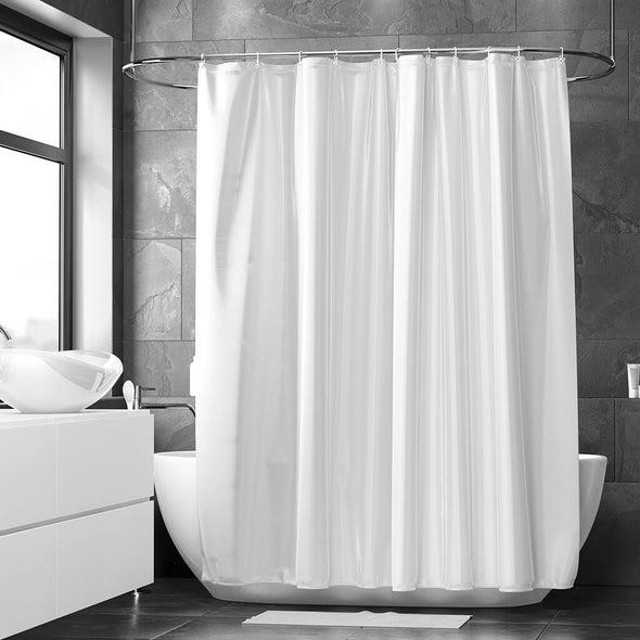 Cortina de Baño Impermeable Blanco