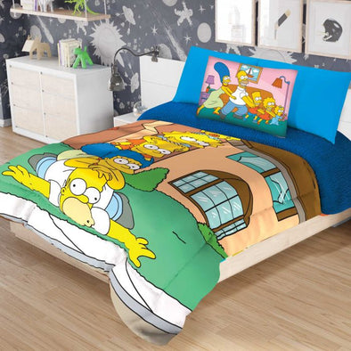 Cobertor Con Borrega Disney The Simpson