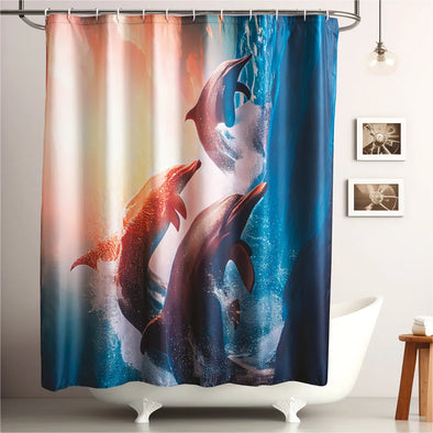 Cortina de Baño Impermeable Bahamas
