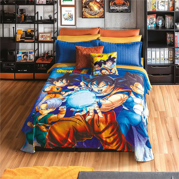 Cobertor Ultra Suave Ligero Dragon Ball Team
