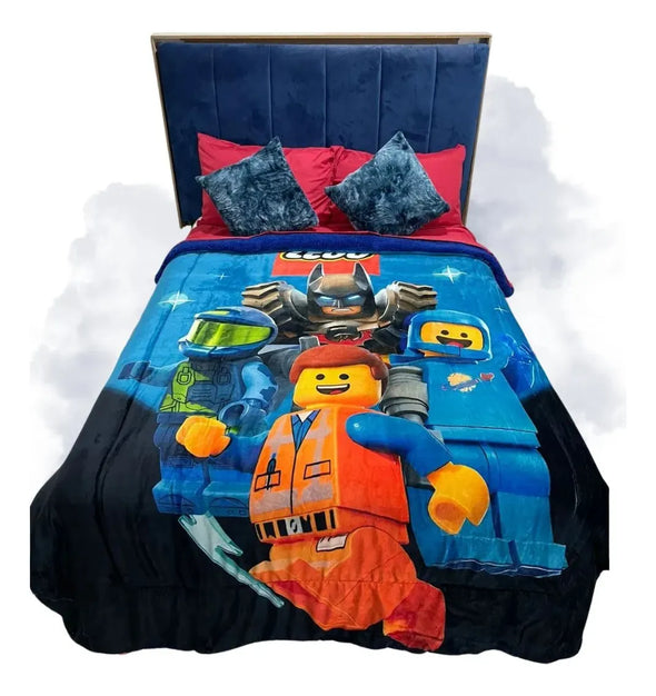 Cobertor de Borrega Batman Lego