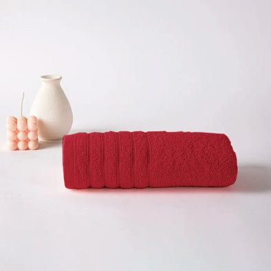 Toalla de Baño Completo Encanto Rojo