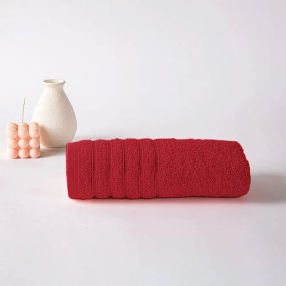 Toalla de Baño Completo Encanto Rojo