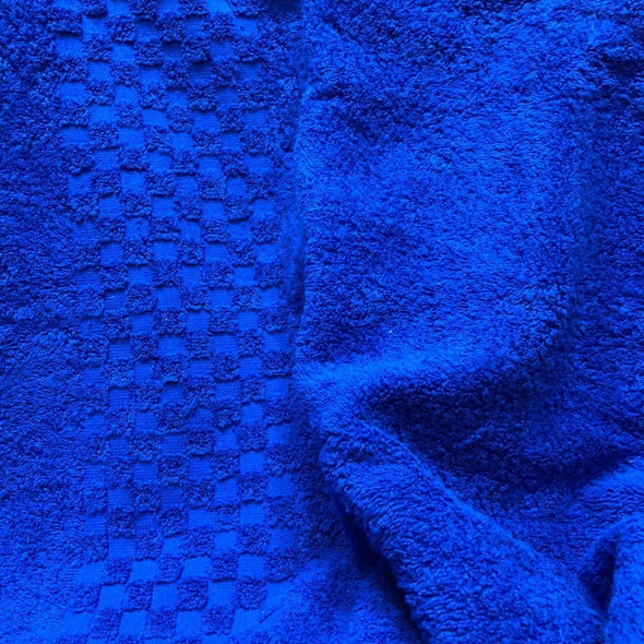 Toalla Medio Baño 100% Algodón Azul Pavo