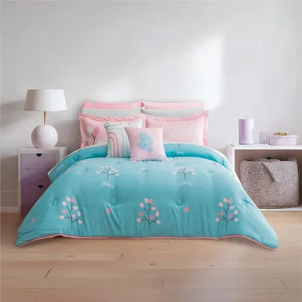 Edredón Lavable Con Fundas y Cojines Abril