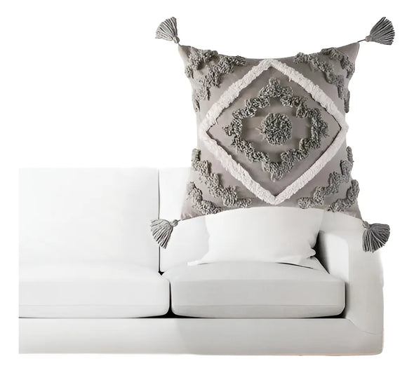 Funda Tufted Mazunte Gris