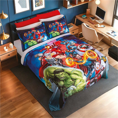 Cobertor Ultra Suave Ligero Super Avengers