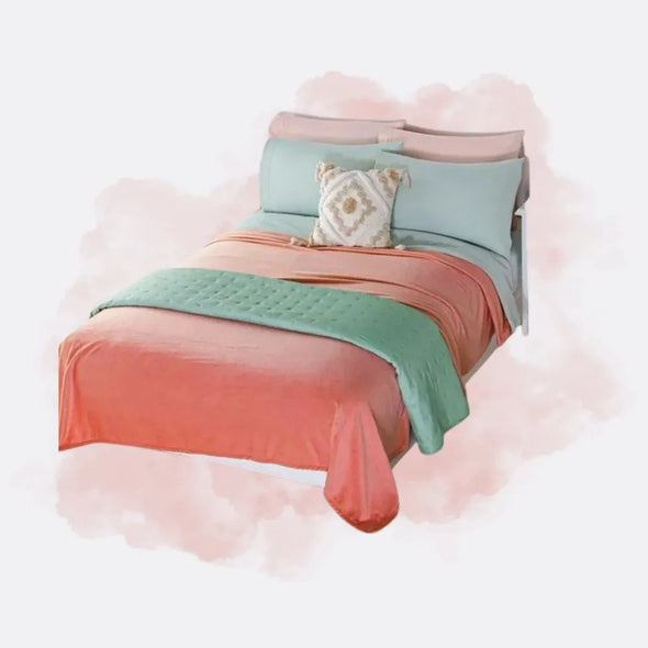 Cobertor Ultra Suave Ligero Deep Rose