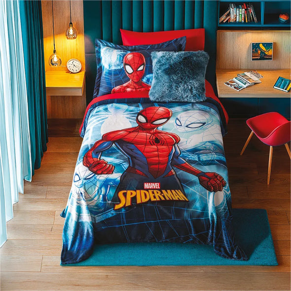 Cobertor Ultra Suave Ligero Spider Man Super