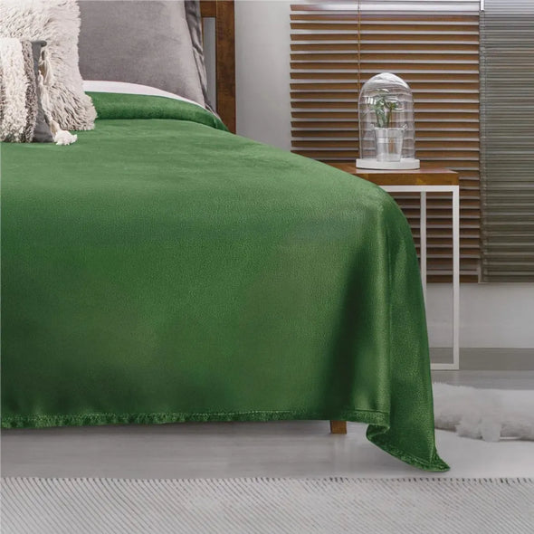 Cobertor Ultra Suave Ligero Verde
