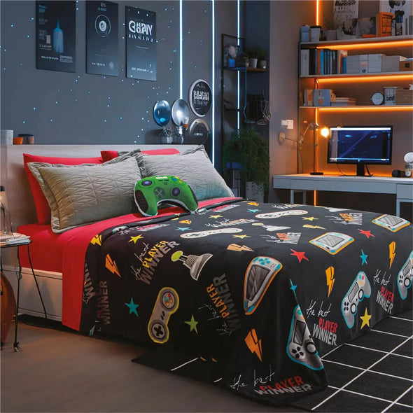 Cobertor Ultra Suave Ligero Gamer