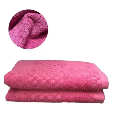 Toalla Medio Baño 100% Algodón Rosa