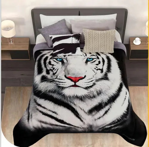 Pack de 2 Cobertores Premium Borrega Matrimonial