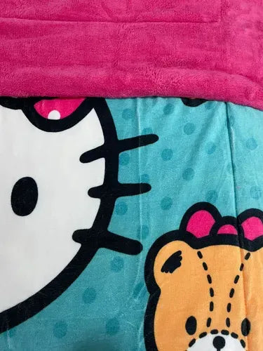 Cobertor de Borrega Kitty High Scool