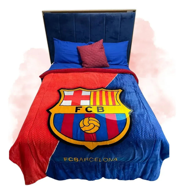 Cobertor de Borrega Barcelona Fc