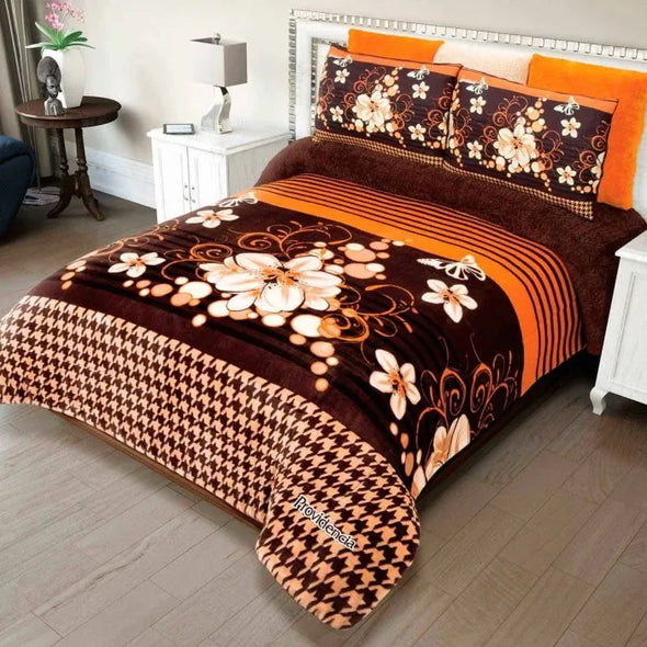 Pack de 2 Cobertores Premium Borrega Matrimonial