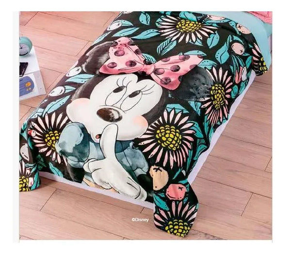 Cobertor Ultra Suave Ligero Minnie Poetic