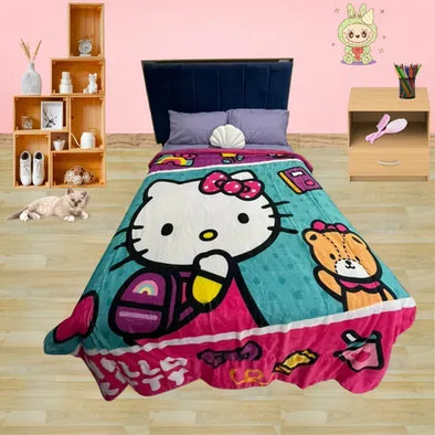 Cobertor de Borrega Kitty High Scool