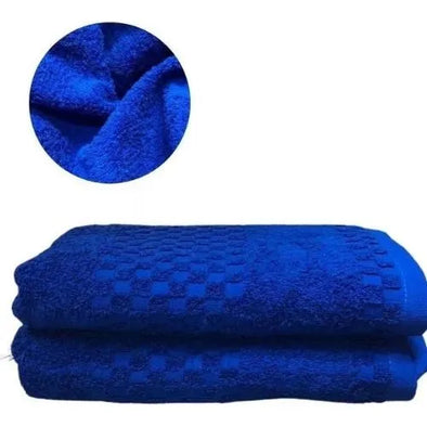 Toalla Medio Baño 100% Algodón Azul Pavo