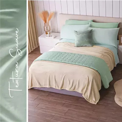 Cobertor Ultra Suave Ligero Beige